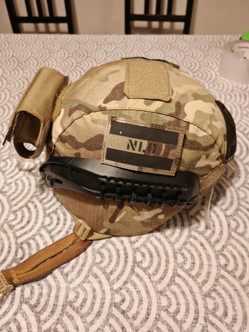 Image 5 for Helmet with multicam cover + EXFOG anti fog system + piping + Exfog bag for helmet