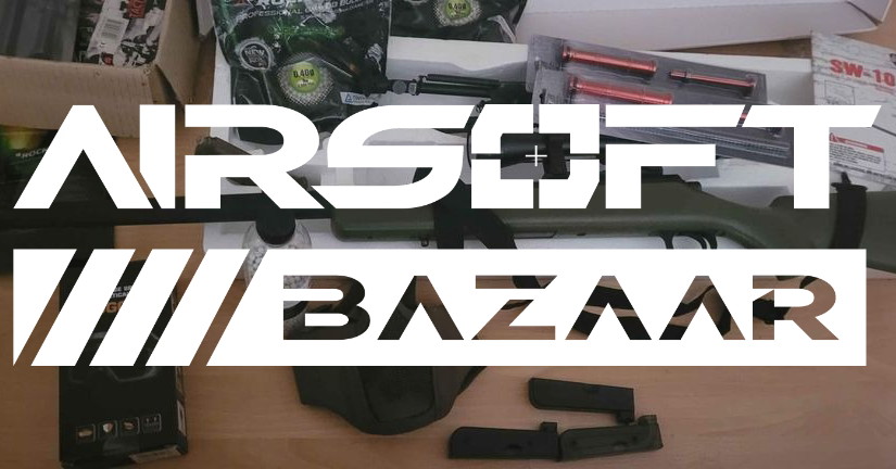 Sniper Rifle(SW-10) with ammo and protections. - Airsoft Bazaar