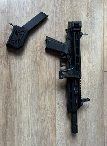 Afbeelding 2 van SMC-9 Full Auto | GBB | G&G met M4 HPA adapter van pulsar