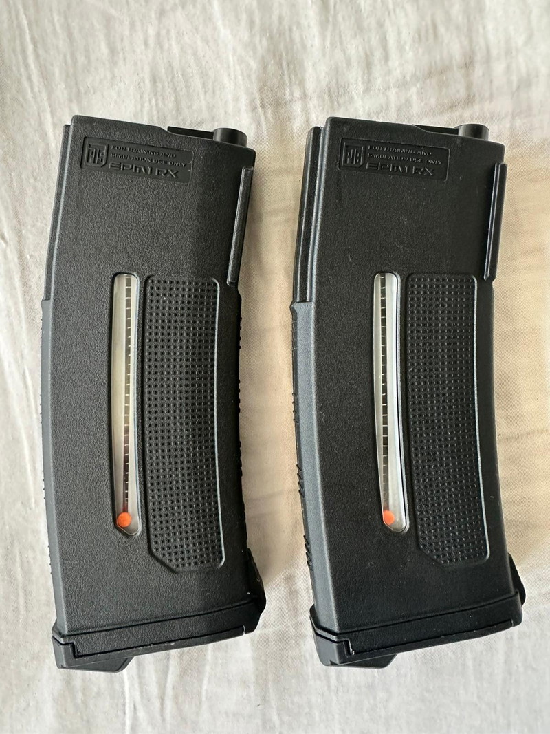 Afbeelding 1 van Set van 2 PTS EPM1 Enhanced Polymer Magazines - Black
