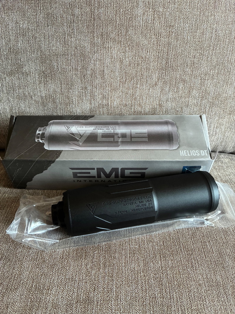 Bild 1 für Silencieux airsoft Helios DT 14 mm CCW sous licence CGS Group EMG