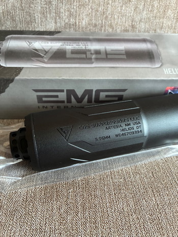 Bild 2 für Silencieux airsoft Helios DT 14 mm CCW sous licence CGS Group EMG