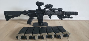 Afbeelding 2 van High-End GHK MK18 Mod1 V3 (GBB) - Full Setup - Very Complete Set
