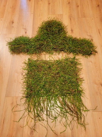Image 2 for Ghillie suit raffia groen