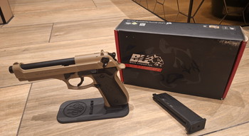 Bild 5 für ICS BLE-M9 Gas Blowback Pistol Tan