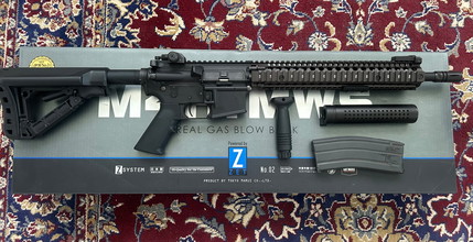 Bild für Tokyo Marui MWS M4 Daniel Defense RIS II | Veel Upgrades | Met QD silencer