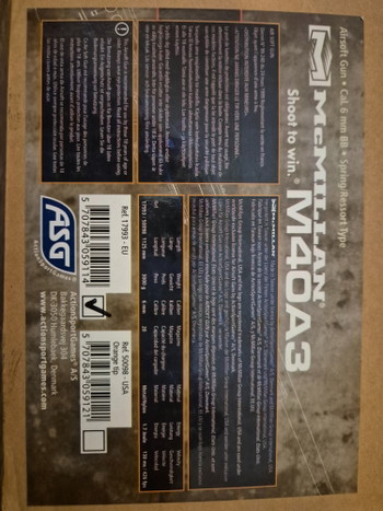 Image 4 for ASG M40A3 Airsoft sniper, nieuw in doos