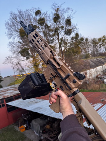 Afbeelding 7 van G&G CM16 LMG - TAN | MACHINE GUN AEG