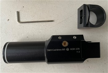 Afbeelding 3 van Zoxna X2 mini grenade launcher | 72 BBs | voor onder pistool of geweer
