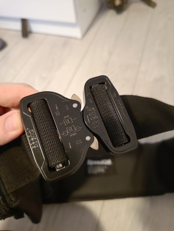 Bild 3 für SpeedQB belt grijs Medium + upgraded cobra buckle