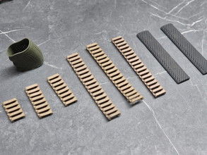 Image for Diverse handguard covers en grijs cover