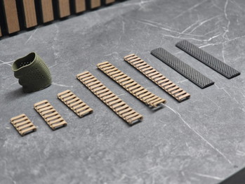 Image 2 for Diverse handguard covers en grijs cover