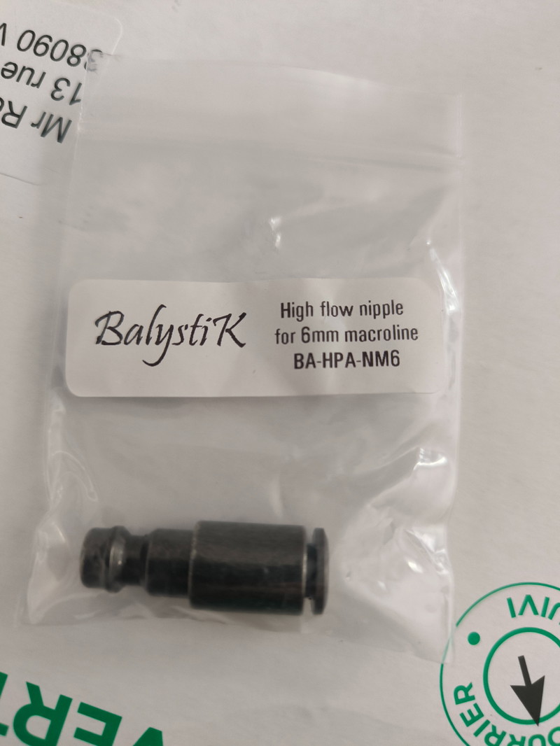 Afbeelding 1 van (EU) High flow nipple for 6mm macroline - Balystik BA-HPA-NM6