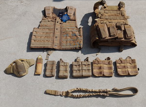 Image pour Plate carrier en tactical vest