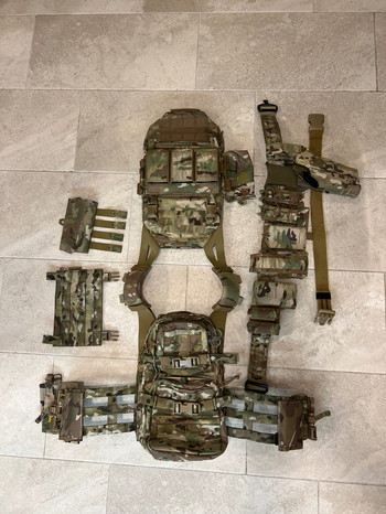 Image 2 for Warrior Assault Systems Low Profile v2 carrier with Tactical shooters belt setup + lots of additional stuff!!