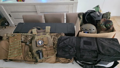 Image for Volledig airsoft LOT te koop