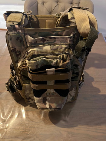 Afbeelding 4 van Warrior Assault vest Multi cam met Piepschuim platen