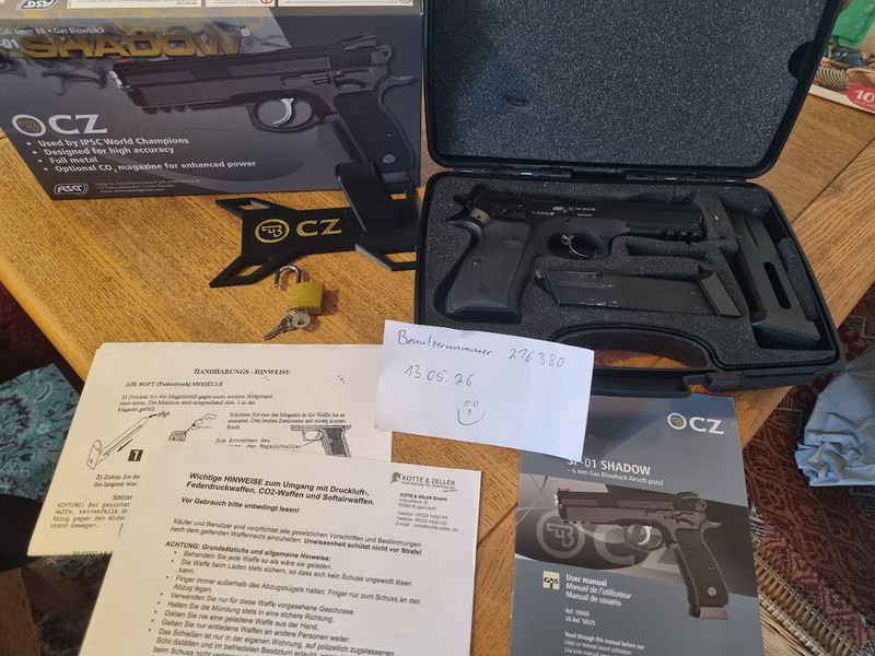 Imagen 1 de CZ 75 SP-01 Shadow Vollmetall GBB