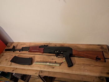 Bild 2 für Ak74 aeg met een high cap mag.