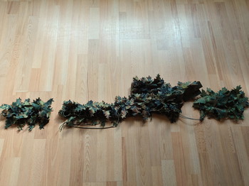 Bild 2 für Novritsch: Flecktarn Modular 3D Ghillie, sniper sleeve, M4 sleeve , silencer en boonie