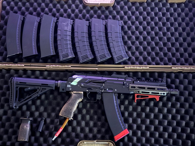 Image 1 for Polarstar Fusion Engine AK - Full set case +7 Mag - Shark Air System 3000 PSI HPA tank