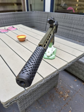 Image 3 for Bushmaster Silencer with HEX sleeve (carbon Bipod soon available)