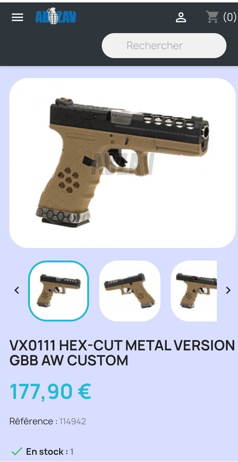 Image 1 for Glock 17 AW custom