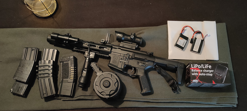 Bild 1 für Ares Amoeba M4 AM-013 Black + extra's