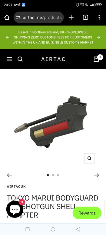 Image 2 for Gezocht : TM bodyguard 380 adapter en parts
