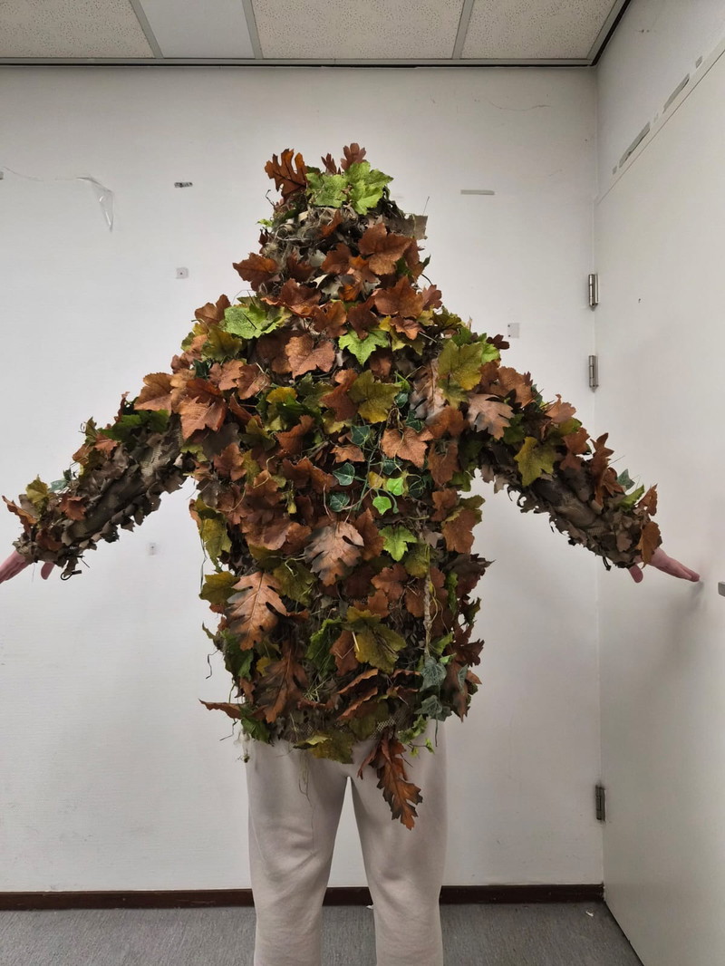 Bild 1 für Customized 3D Leaf Shoulderpiece 2.0 en 3D Ghillie Suit en Sniper Boonie met extra Leaves en andere Camo Accessories