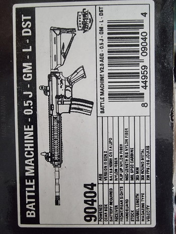 Image 4 pour Valken Tactical Battle Machine V2.0 AEG max. 0,5J