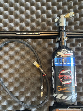 Bild 4 für Custom Tokyo Marui Hi-Capa HPA Set + Storm Regulator + Dye i4 Masker