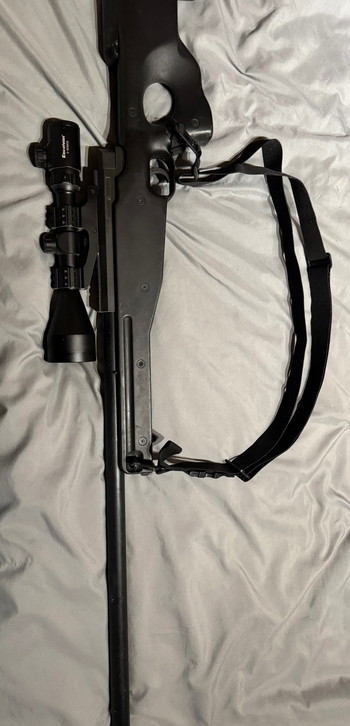 Bild 2 für Airsoft Sniper (L96-Style) mit Zielfernrohr + 4 Magazine
