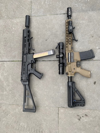 Image 2 for Volledig geupgrade airsoft set M4 en PCC45 met gear en hardcase