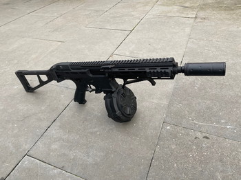 Image 4 for Volledig geupgrade airsoft set M4 en PCC45 met gear en hardcase