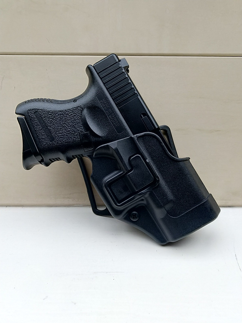 Bild 1 für KJ Works Glock 27 + Blackhawk CQC Serpa Holster.