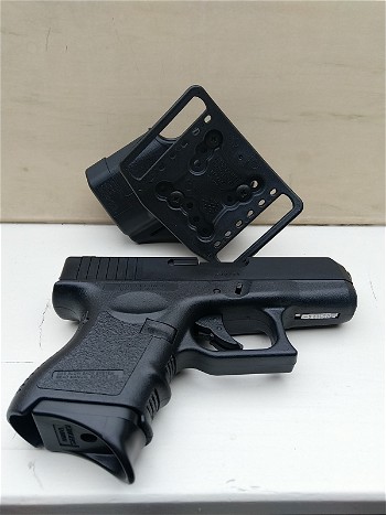 Image 2 for KJ Works Glock 27 + Blackhawk CQC Serpa Holster.