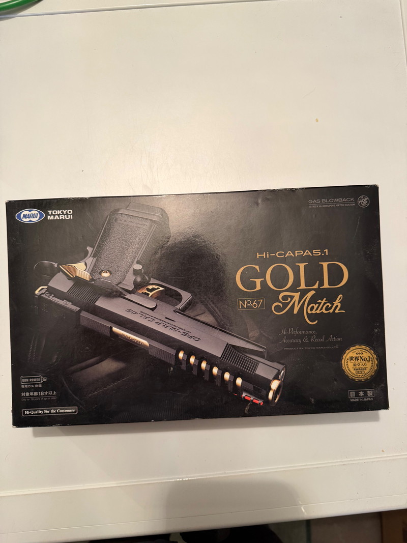 Imagen 1 de Tokyo Marui Hi-Capa 5.1 Gold Match / Nagelneu und Unbenutzt