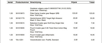 Image 3 pour Airsoft kleding en gear etc