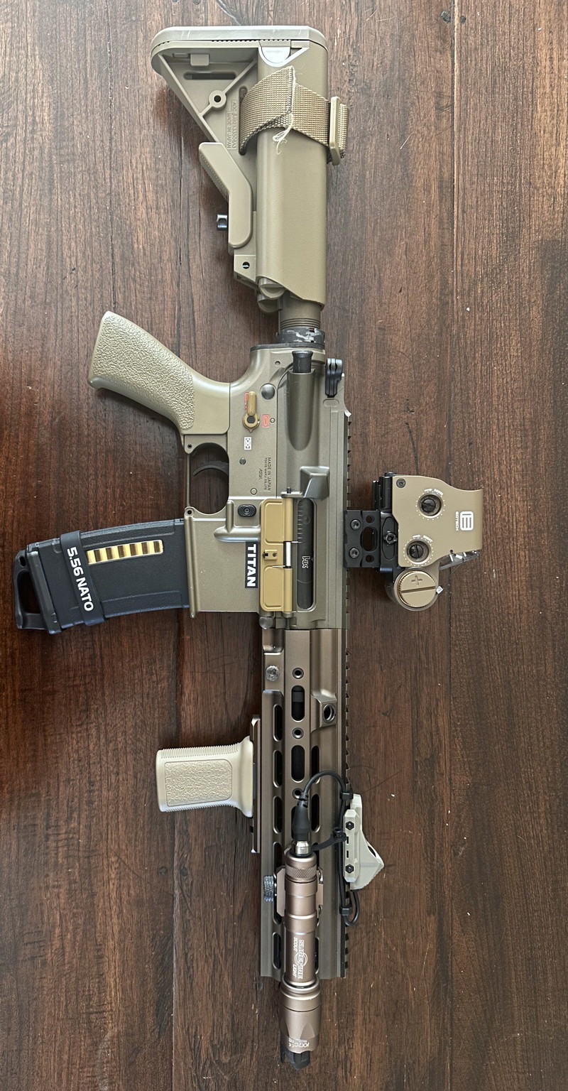 Bild 1 für Tokyo marui HK 416 Delta NGRS + gate titan + 3X PTS ngrs mags + 2X 7.4V lipo