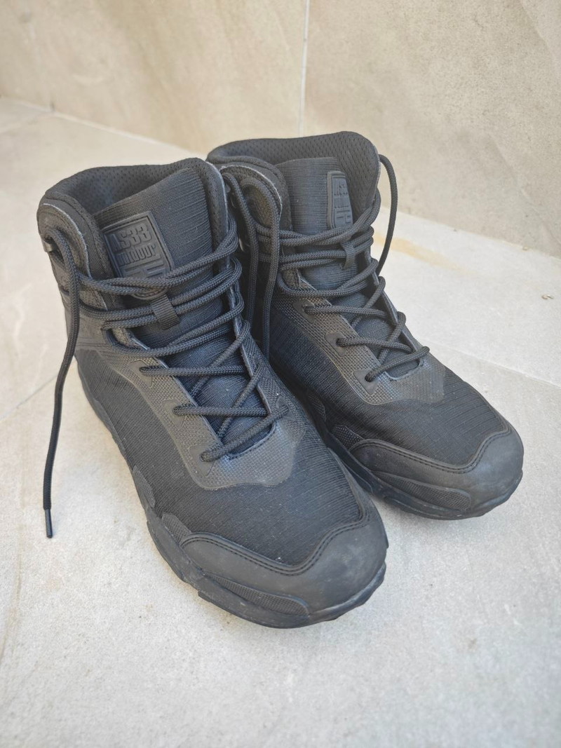 Image 1 for Black Combat Boots AS33 Outdoors