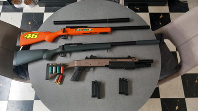 Image for 2x TM VSR G-spec + Fabarms shotgun