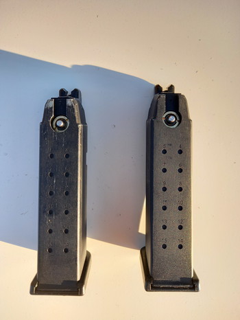 Image 3 pour KJ Works Glock KJ-23 Metal version GBB Black met twee lekvrije magazijnen