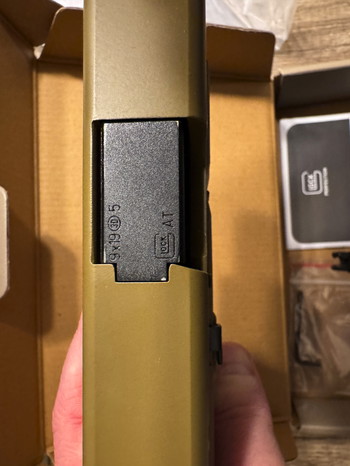 Afbeelding 6 van VFC Glock 19X Airsoft mit Metallschlitten GBB 6mm BB Coyote Tan