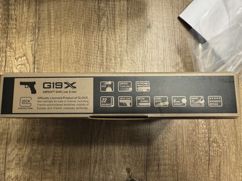 Afbeelding 8 van VFC Glock 19X Airsoft mit Metallschlitten GBB 6mm BB Coyote Tan