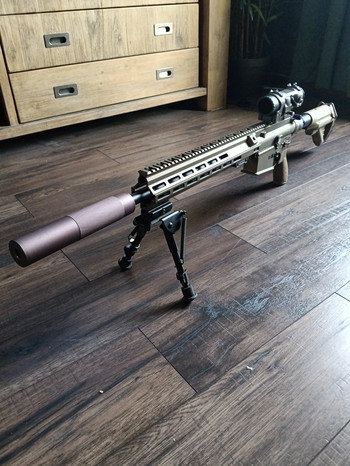 Imagen 5 de (AEG) DMR + Scope + Bipod + Silencer + Midcaps + Scope protector