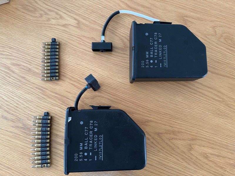 Bild 1 für VFC M249 GBBR Gas Ammobox 200rds