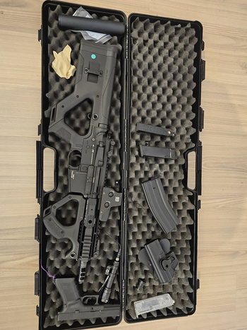 Image 2 for ICS ASG HERA-Arms CQR Black S3 + Accesoires & WE Glock 17 metal GBB