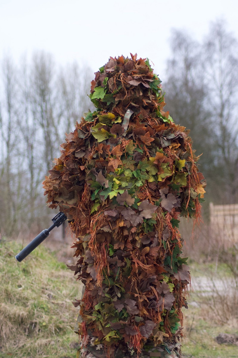 Image 1 for Arktis Ghillie Cape - Autumn Craft - XL