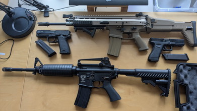 Image for SCAR+M4+GLOCK+HK+KINGSARMS diverse airsoft spullen